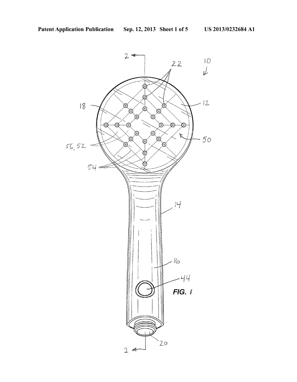 FACEPLATE FOR SHOWER DEVICE - diagram, schematic, and image 02