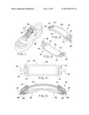 STRAP ASSEMBLY ACROSS THE FACE OF A SHOE diagram and image