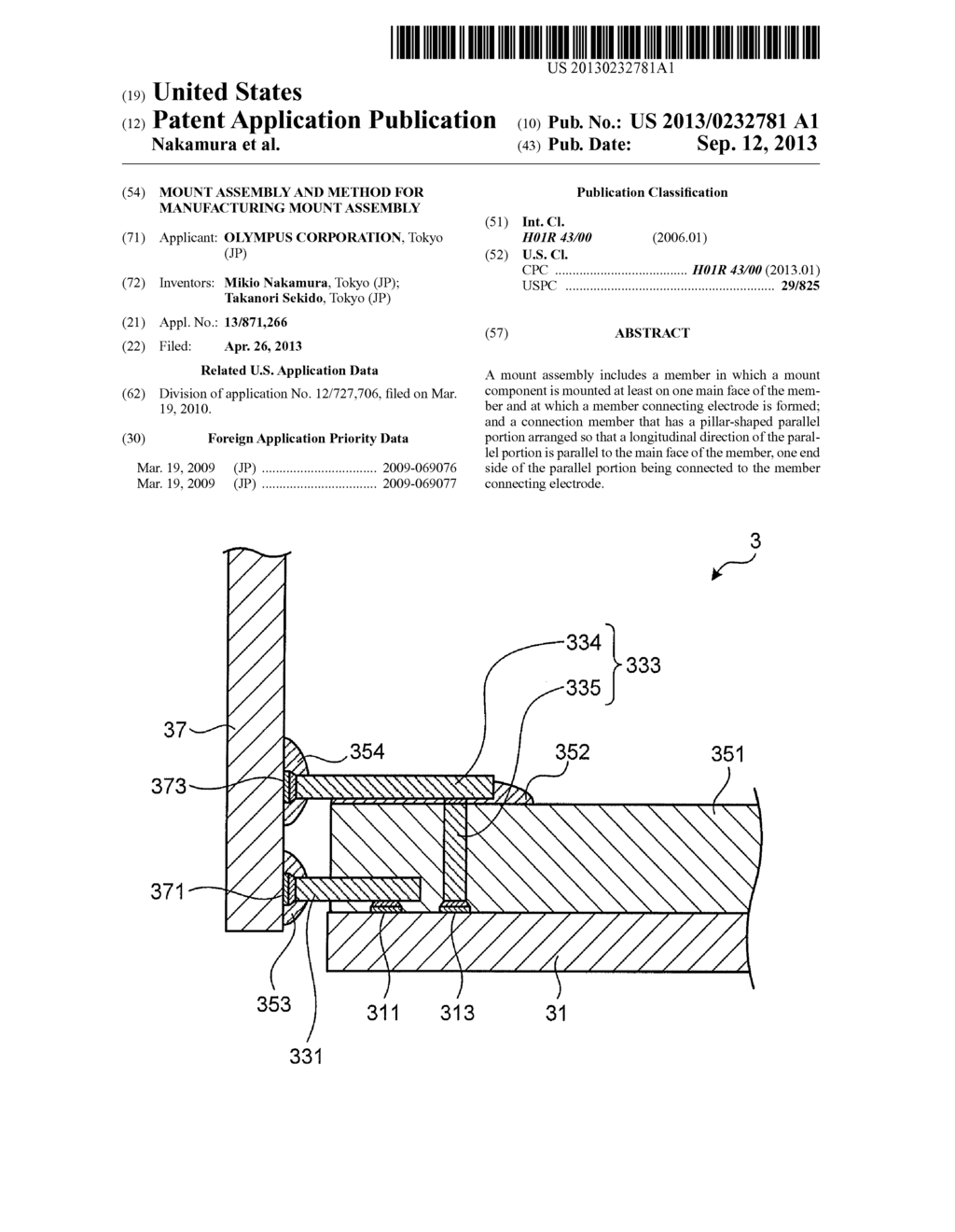 MOUNT ASSEMBLY AND METHOD FOR MANUFACTURING MOUNT ASSEMBLY - diagram, schematic, and image 01