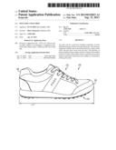 SOLE FOR A GOLF SHOE diagram and image