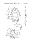 SOLE FOR A GOLF SHOE diagram and image