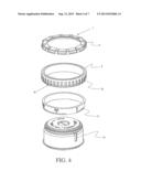 ACTUATION DEVICE FOR ADJUSTING OR SETTING A PARAMETER OF AN OPTICAL DEVICE     INCLUDING A TELESCOPIC SIGHT diagram and image