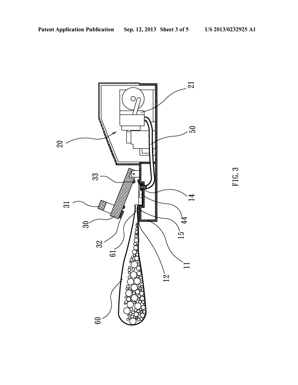 Vacuum sealer with drip pan - diagram, schematic, and image 04