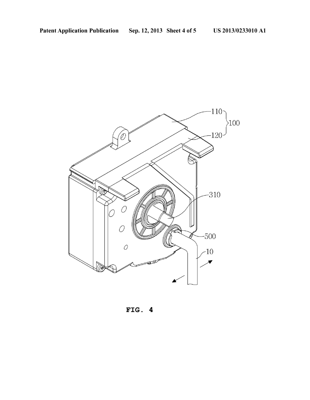 DRIVING DEVICE FOR AUTOMATIC ICE-MAKING MACHINE - diagram, schematic, and image 05