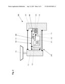 FORCE-TRANSMITTING MECHANISM WITH A CALIBRATION WEIGHT THAT CAN BE COUPLED     AND UNCOUPLED diagram and image