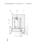 FORCE-TRANSMITTING MECHANISM WITH A CALIBRATION WEIGHT THAT CAN BE COUPLED     AND UNCOUPLED diagram and image