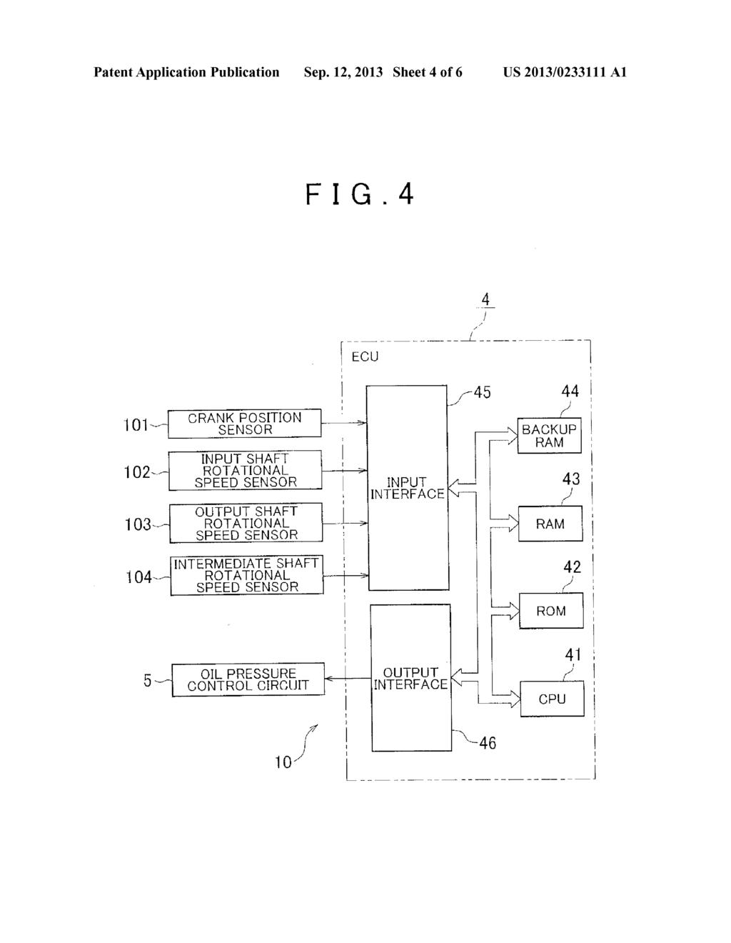 CONTROL APPARATUS FOR AUTOMATIC TRANSMISSION - diagram, schematic, and image 05