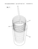 Root Beer Float Strainer and Method of Reducing Foam diagram and image