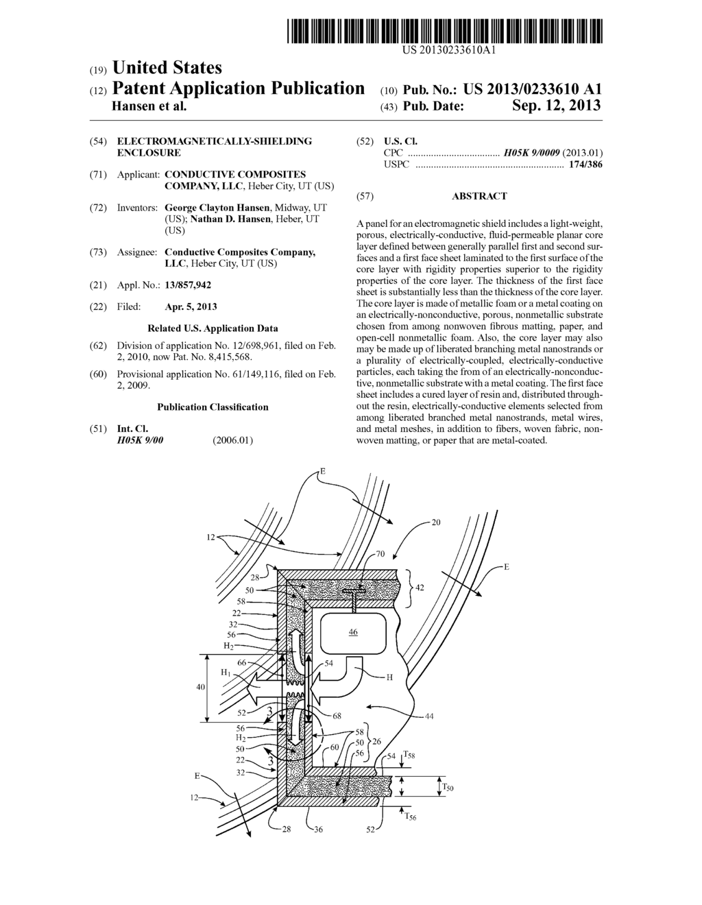 ELECTROMAGNETICALLY-SHIELDING ENCLOSURE - diagram, schematic, and image 01