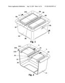 Container with multiple covers diagram and image