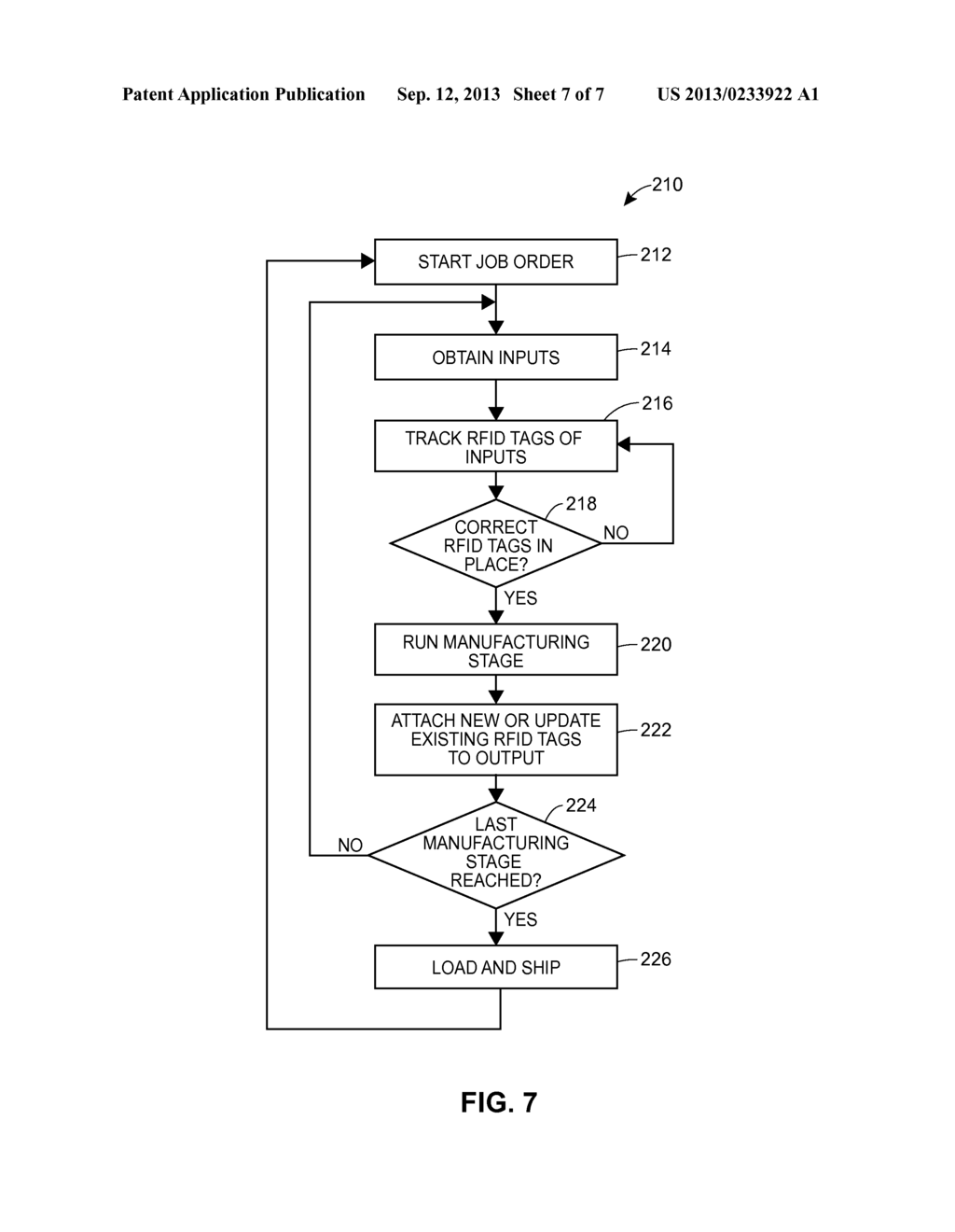 RADIO FREQUENCY IDENTIFICATION SYSTEM FOR TRACKING AND MANAGING MATERIALS     IN A MANUFACTURING PROCESS - diagram, schematic, and image 08