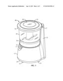 Kitchen Appliance for Processing Foodstuff and Method of Operating Same diagram and image