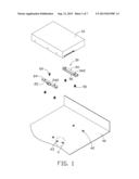 FASTENING DEVICE FOR HARD DISK DRIVE diagram and image