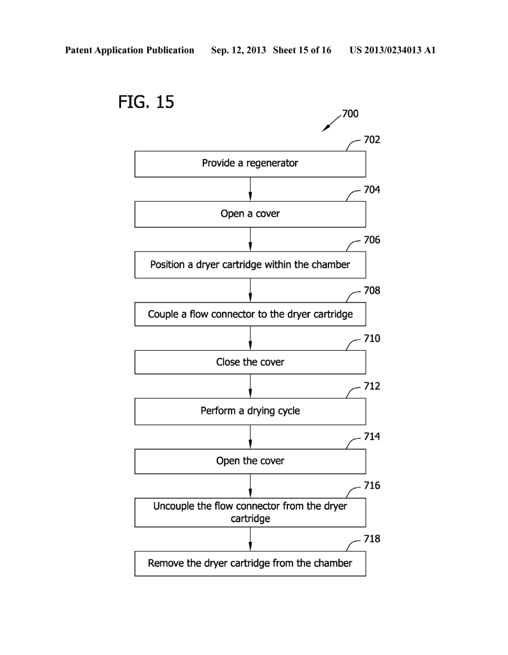 Detection System Assembly, Dryer Cartridge, And Regenerator And Methods     For Making And Using The Same - diagram, schematic, and image 16