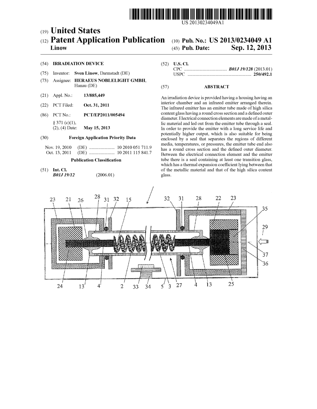 IRRADIATION DEVICE - diagram, schematic, and image 01