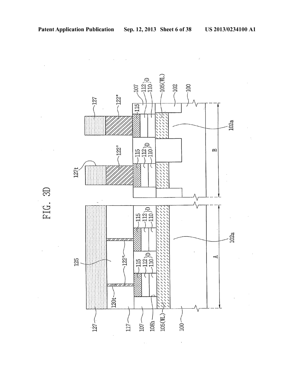 NONVOLATILE MEMORY CELLS HAVING PHASE CHANGEABLE PATTERNS THEREIN FOR DATA     STORAGE - diagram, schematic, and image 07