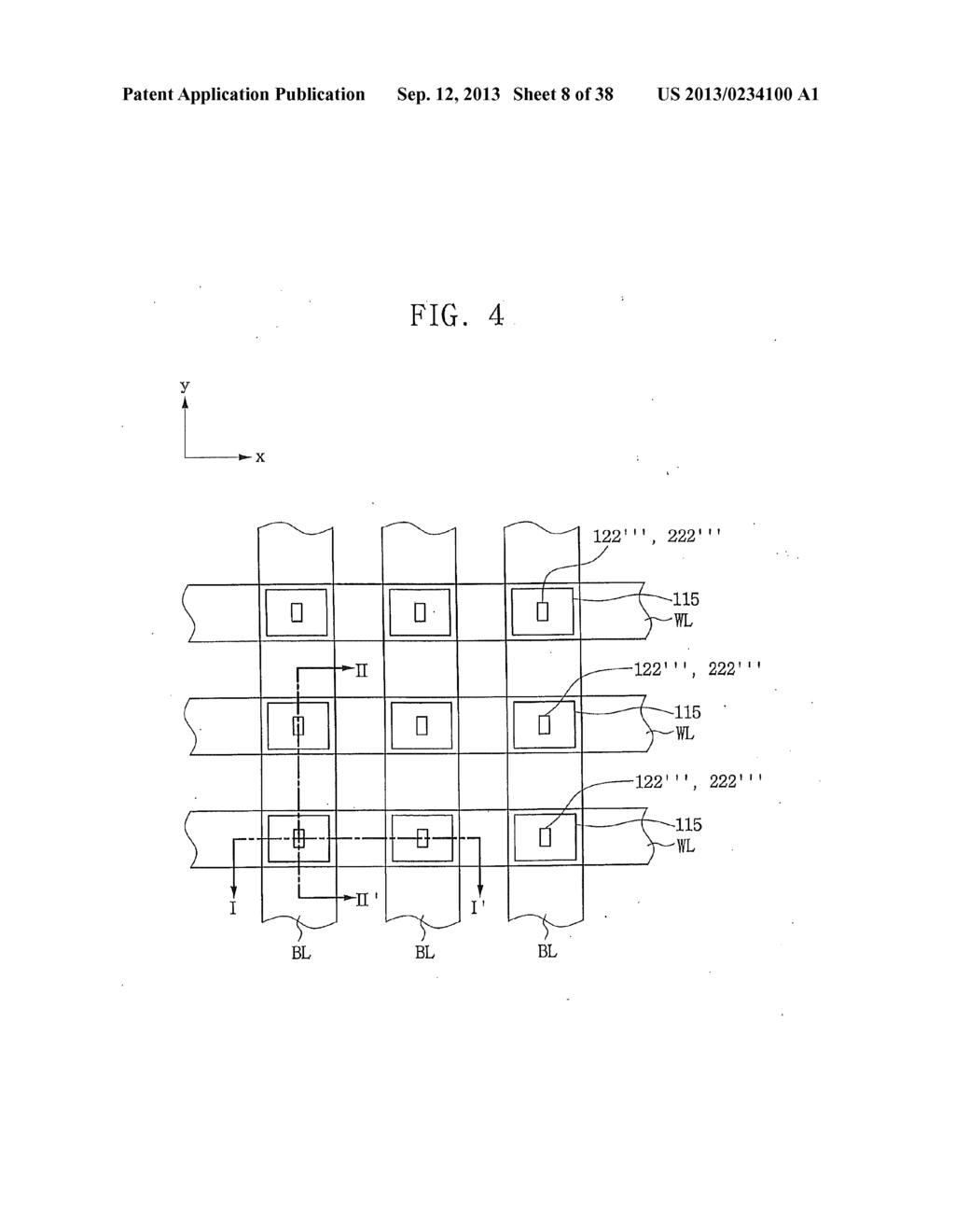 NONVOLATILE MEMORY CELLS HAVING PHASE CHANGEABLE PATTERNS THEREIN FOR DATA     STORAGE - diagram, schematic, and image 09