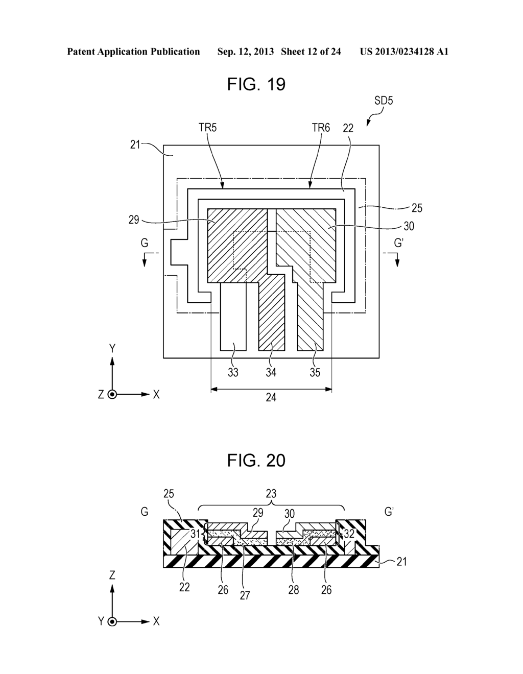 ORGANIC SEMICONDUCTOR DEVICE - diagram, schematic, and image 13