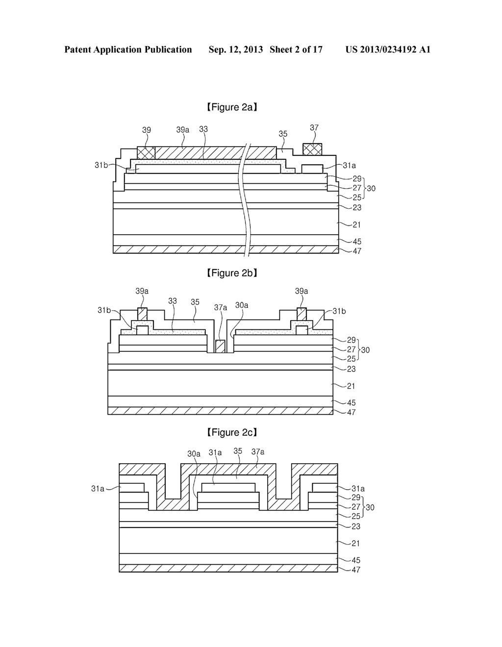 LIGHT EMITTING DIODE CHIP HAVING ELECTRODE PAD - diagram, schematic, and image 03