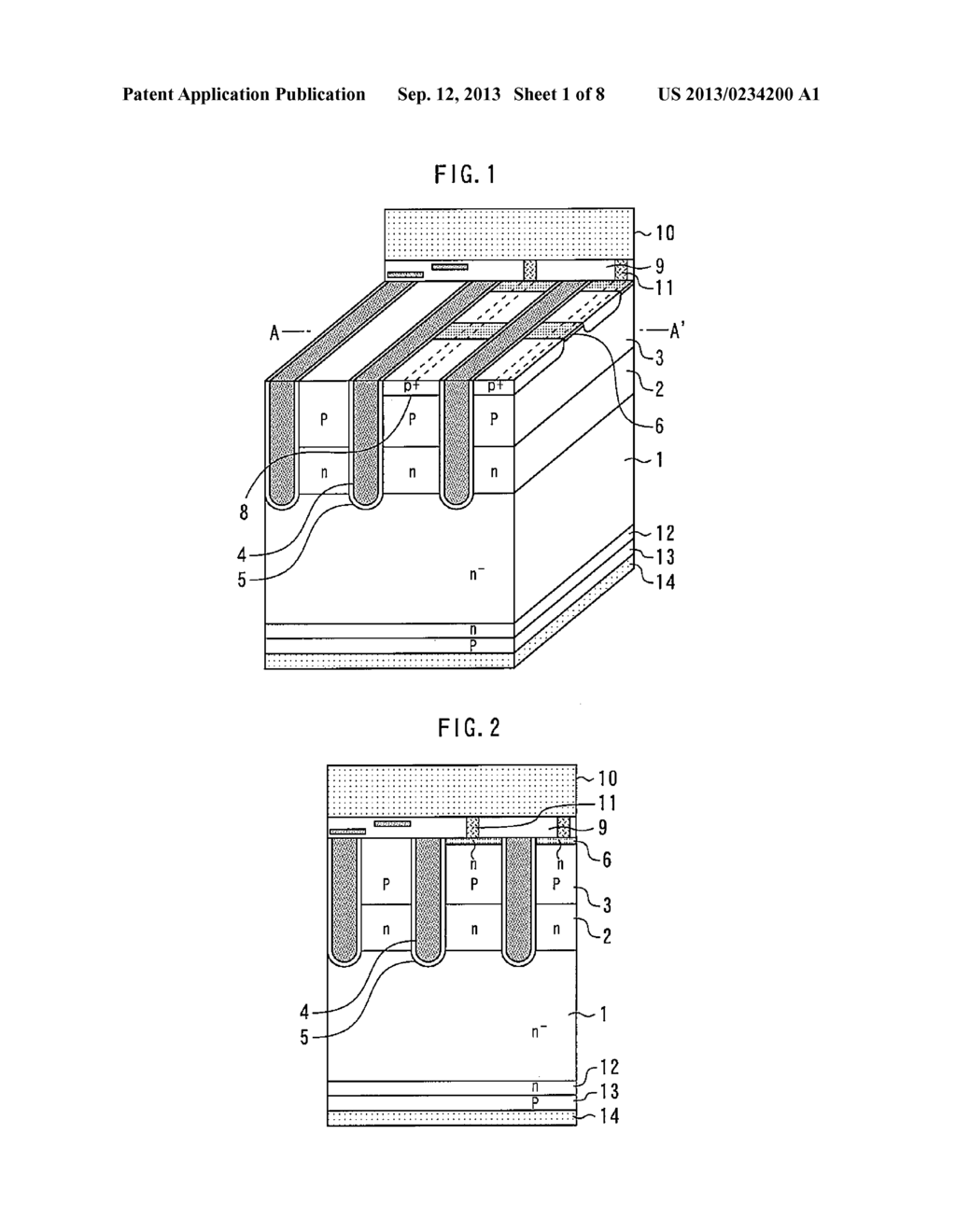 VERTICAL TRENCH IGBT AND METHOD FOR MANUFACTURING THE SAME - diagram, schematic, and image 02