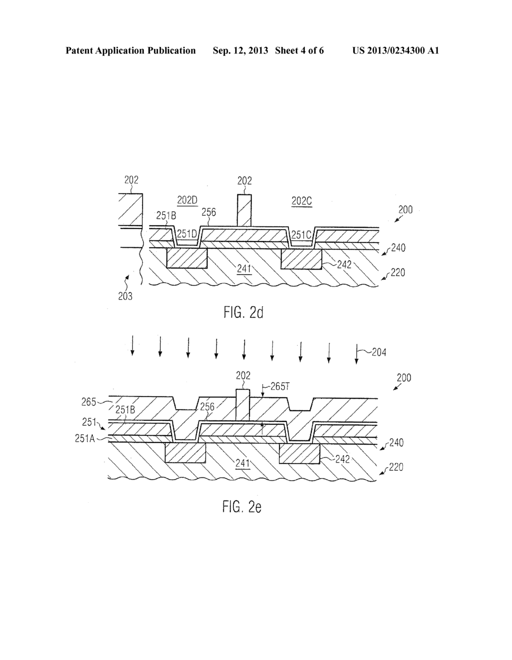 SEMICONDUCTOR DEVICE INCLUDING A STRESS BUFFER MATERIAL FORMED ABOVE A     LOW-K METALLIZATION SYSTEM - diagram, schematic, and image 05