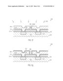 SEMICONDUCTOR DEVICE INCLUDING A STRESS BUFFER MATERIAL FORMED ABOVE A     LOW-K METALLIZATION SYSTEM diagram and image