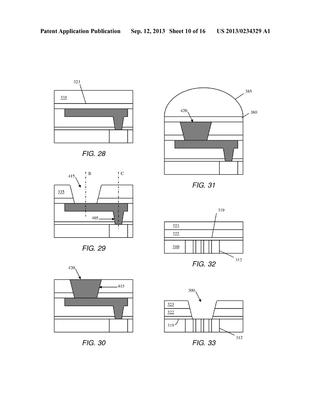 STRUCTURES AND METHODS TO REDUCE MAXIMUM CURRENT DENSITY IN A SOLDER BALL - diagram, schematic, and image 11