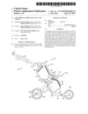 Collapsible Combination Golf Cart and Bag diagram and image