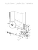 Collapsible Combination Golf Cart and Bag diagram and image