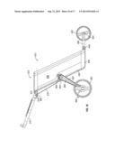 Collapsible Combination Golf Cart and Bag diagram and image