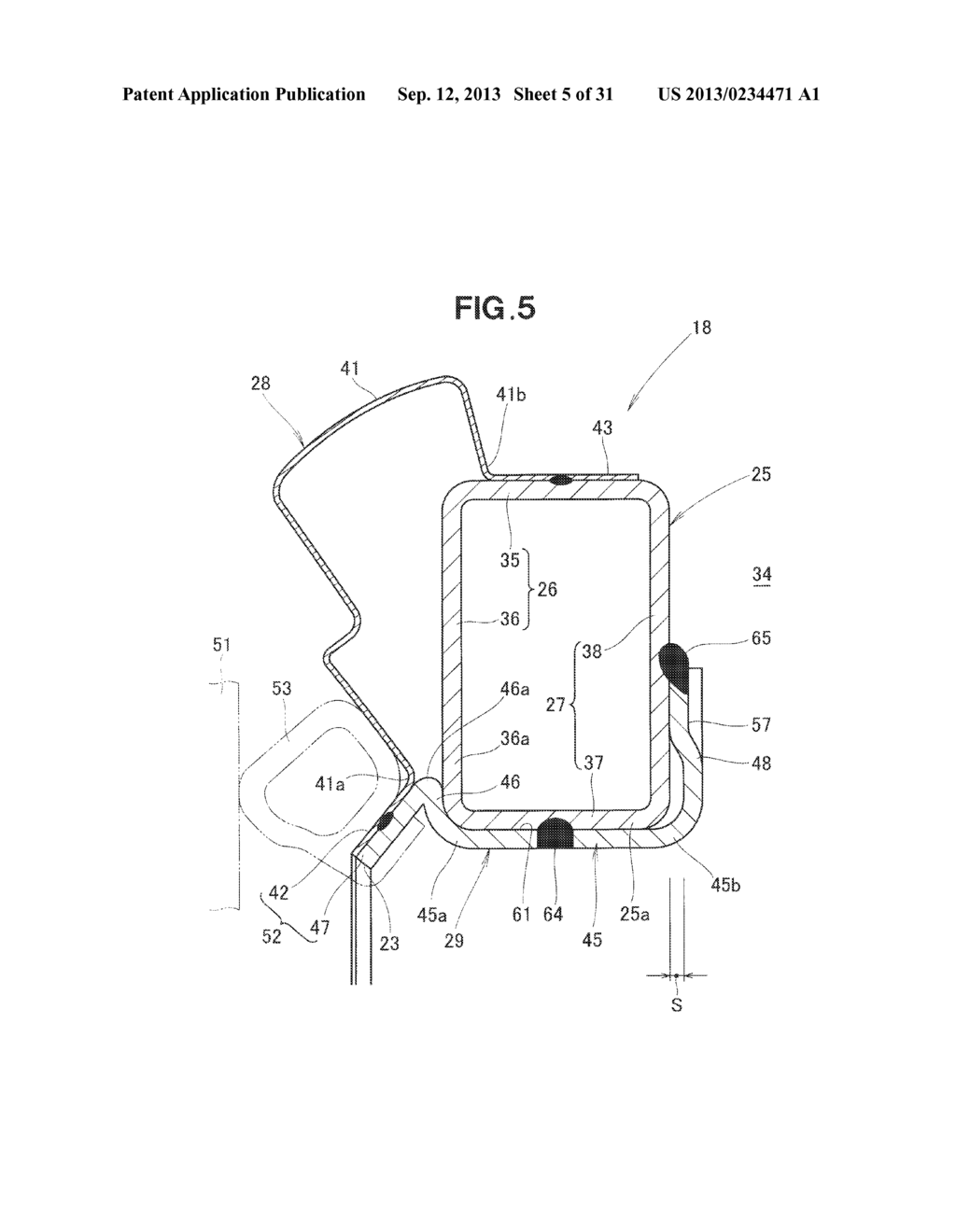 FRONT PILLAR FOR AUTOMOBILE - diagram, schematic, and image 06