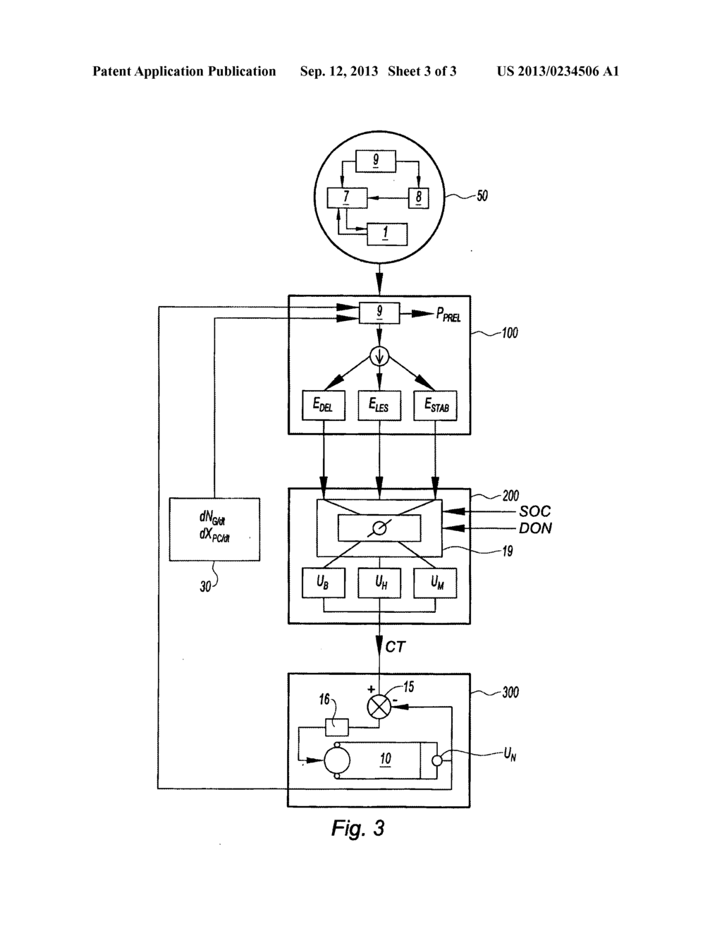 METHOD FOR CONTROLLING THE GENERATION OF ELECTRICITY APPLIED TO AN     AIRCRAFT GAS TURBINE, AND DEVICE IMPLEMENTING SUCH A METHOD - diagram, schematic, and image 04