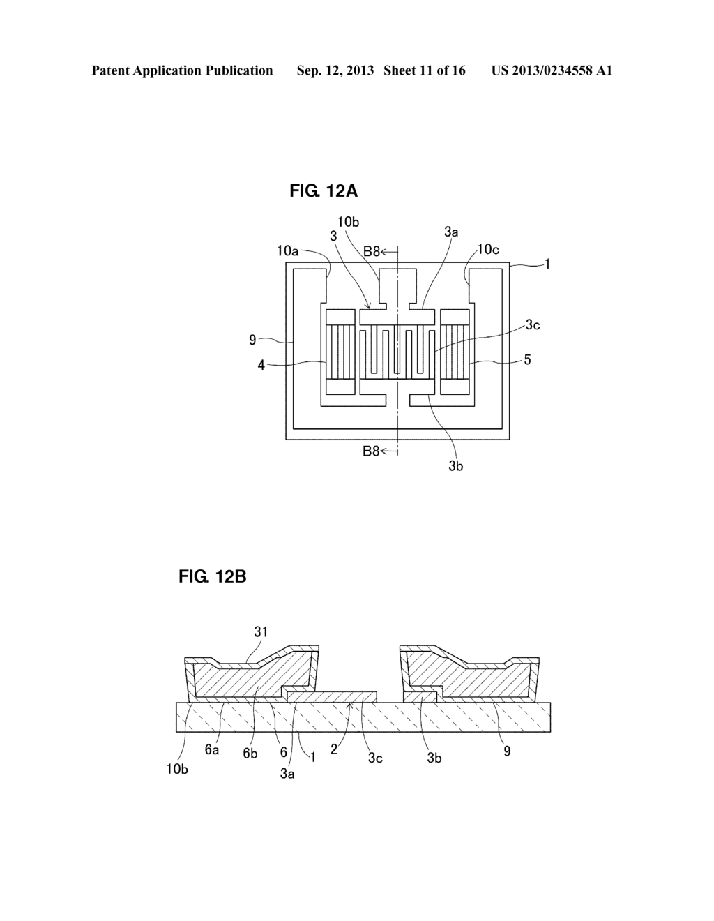 ACOUSTIC WAVE DEVICE AND METHOD FOR MANUFACTURING THE SAME - diagram, schematic, and image 12