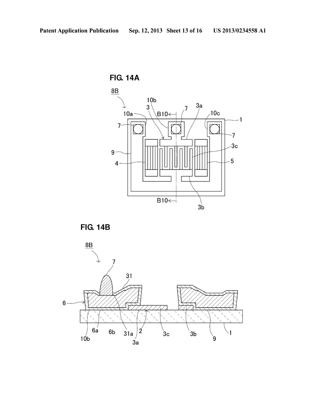 ACOUSTIC WAVE DEVICE AND METHOD FOR MANUFACTURING THE SAME - diagram, schematic, and image 14