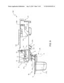 DOOR LOCKING DEVICE FOR AN ELECTRIC HOUSEHOLD APPLIANCE, IN PARTICULAR A     DISHWASHER, AND ELECTRIC HOUSEHOLD APPLIANCE PROVIDED THEREWITH diagram and image