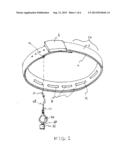 Rechargeable battery set integrated into pants belt diagram and image