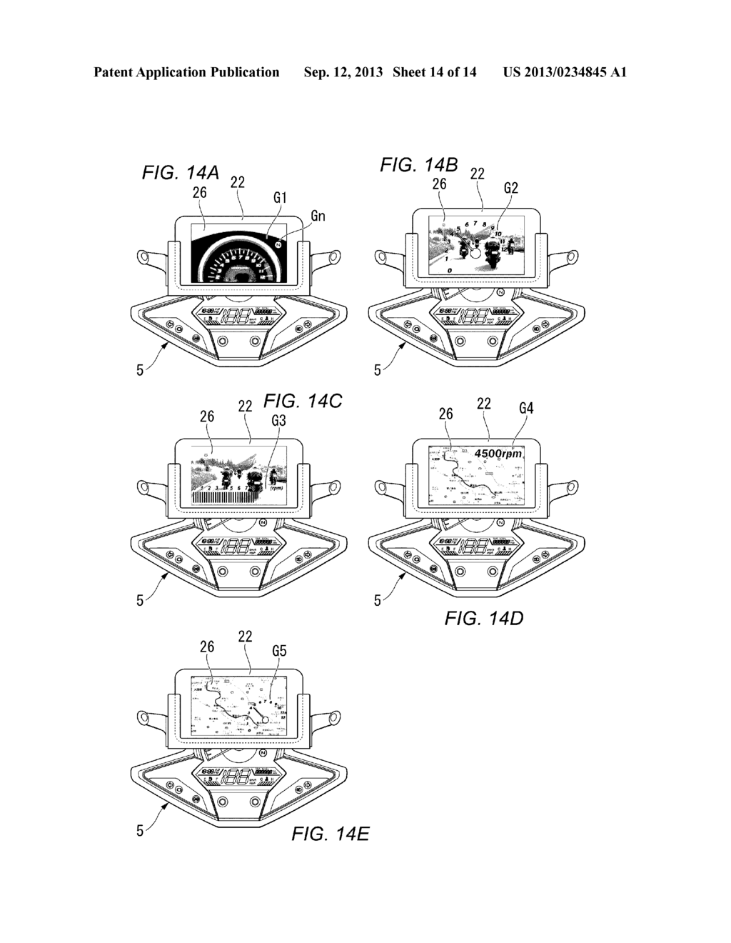 INFORMATION DISPLAY SYSTEM FOR VEHICLE, INFORMATION DISPLAY METHOD FOR     VEHICLE, VEHICLE AND MOUNTING MEMBER - diagram, schematic, and image 15