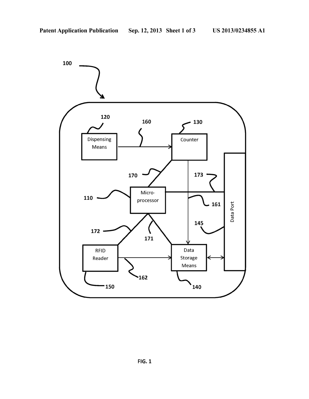 HAND SANITIZER DISPENSER AND TRACKING SYSTEM - diagram, schematic, and image 02