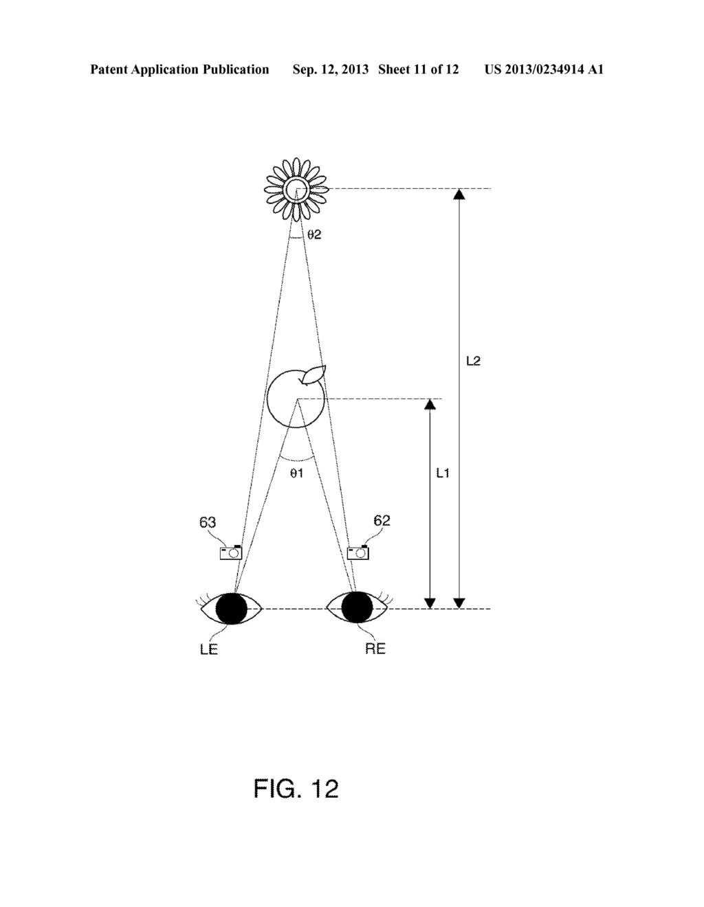 HEAD-MOUNTED DISPLAY DEVICE AND CONTROL METHOD FOR THE HEAD-MOUNTED     DISPLAY DEVICE - diagram, schematic, and image 12