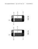 Selecting and Updating Location of Virtual Keyboard in a GUI Layout in     Response to Orientation Change of a Portable Device diagram and image