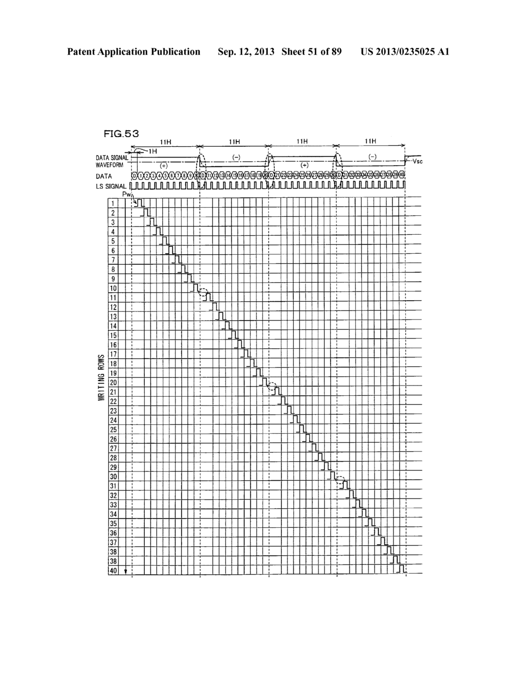 LIQUID CRYSTAL DISPLAY DEVICE, SCAN SIGNAL DRIVE DEVICE, LIQUID CRYSTAL     DISPLAY DEVICE DRIVE METHOD, SCAN SIGNAL DRIVE METHOD, AND TELEVISION     RECEIVER - diagram, schematic, and image 52