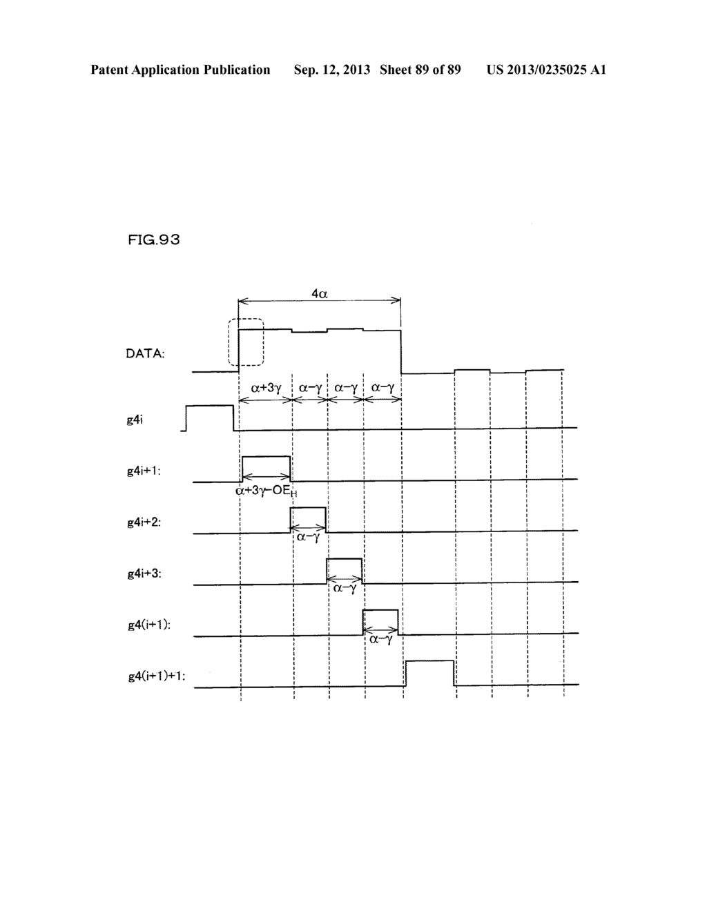 LIQUID CRYSTAL DISPLAY DEVICE, SCAN SIGNAL DRIVE DEVICE, LIQUID CRYSTAL     DISPLAY DEVICE DRIVE METHOD, SCAN SIGNAL DRIVE METHOD, AND TELEVISION     RECEIVER - diagram, schematic, and image 90