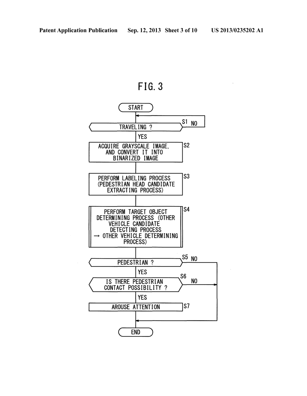 VEHICLE PERIPHERY MONITORING APPARATUS AND METHOD OF DETERMINING TYPE OF     OBJECT FOR USE IN VEHICLE PERIPHERY MONITORING APPARATUS - diagram, schematic, and image 04