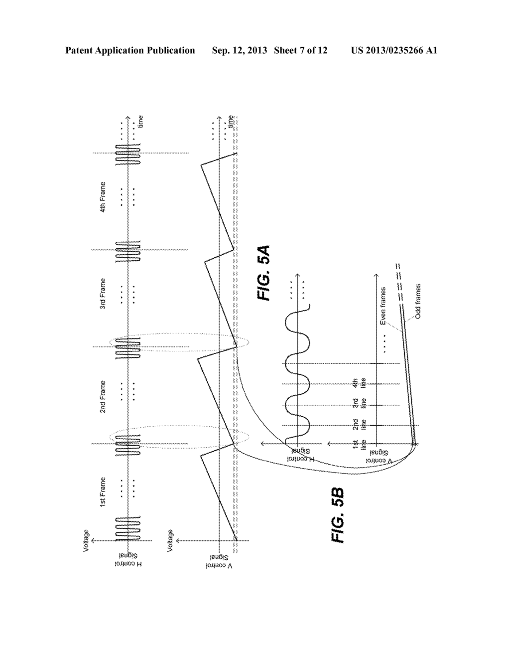 SYSTEMS AND METHODS TO IMPROVE SPATIAL RESOLUTION ON BACK AND FORTH     SCANNING DISPLAY DEVICES - diagram, schematic, and image 08