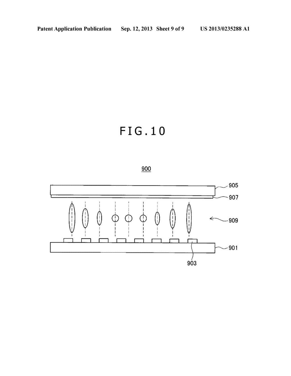 LIQUID-CRYSTAL LENS, DISPLAY APPARATUS AND ELECTRONIC EQUIPMENT - diagram, schematic, and image 10