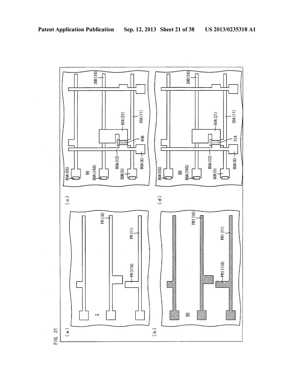 ACTIVE MATRIX SUBSTRATE MANUFACTURING METHOD AND LIQUID CRYSTAL DISPLAY     DEVICE MANUFACTURING METHOD - diagram, schematic, and image 22