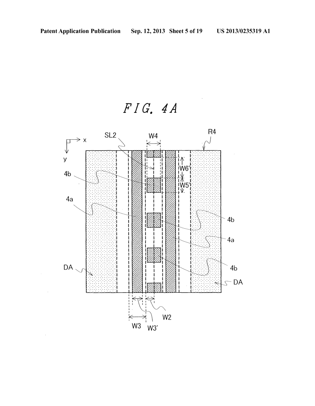 Display Device with Sufficient Adhesive Strength for Sealing Material - diagram, schematic, and image 06