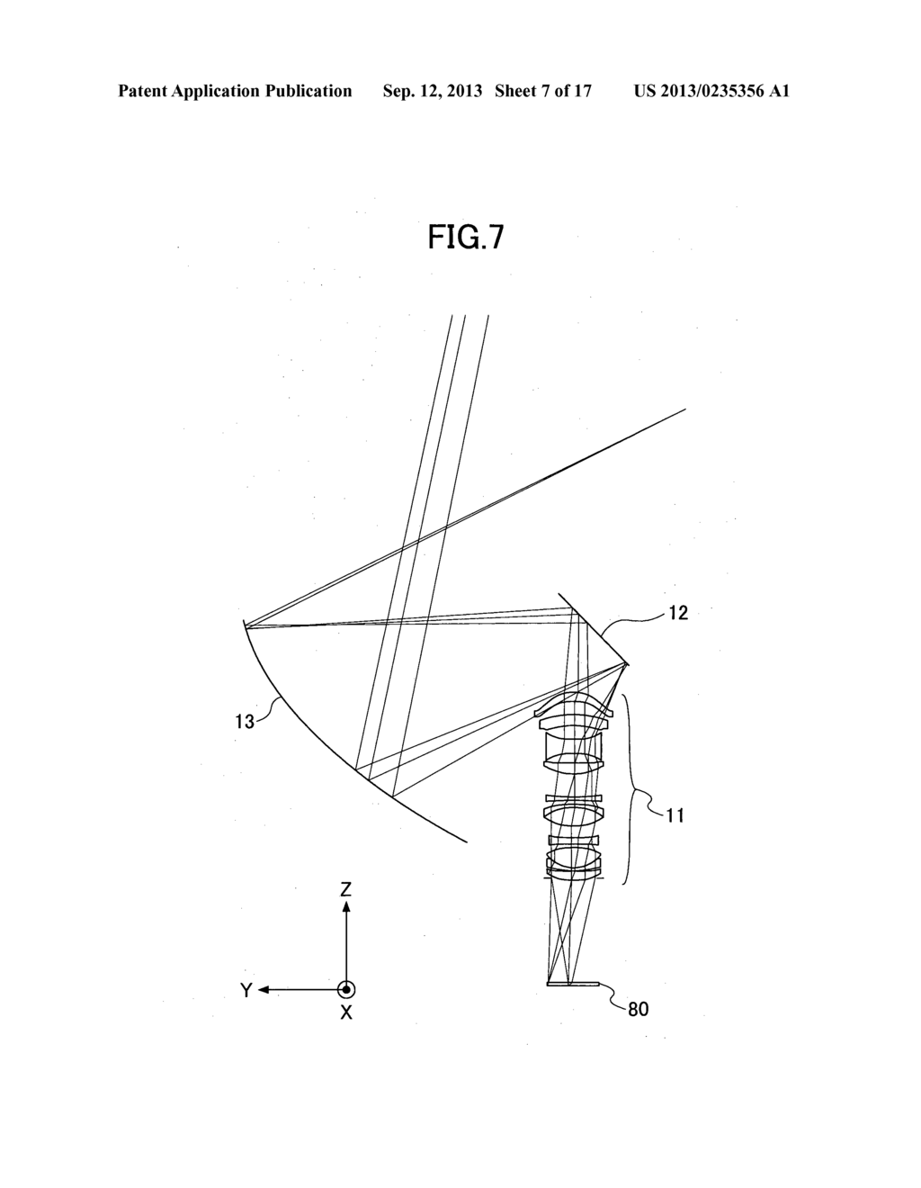 PROJECTION OPTICAL SYSTEM AND IMAGE PROJECTION DEVICE - diagram, schematic, and image 08