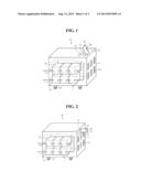 UNIT RACK FOR POWER STORAGE AND POWER STORAGE APPARATUS COMPRISING THE     SAME diagram and image