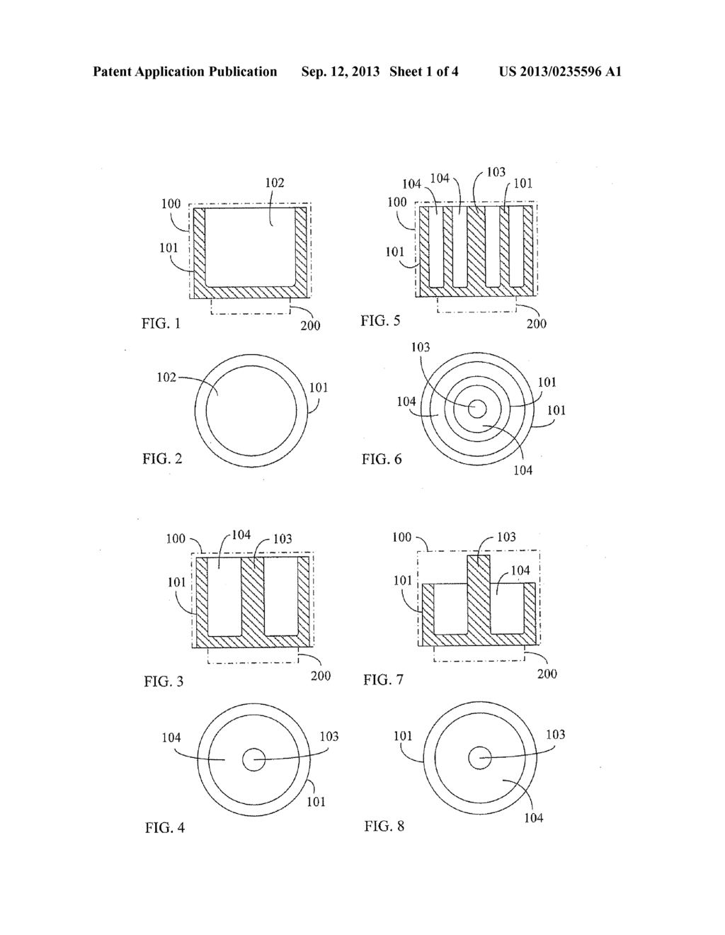 CUP-SHAPED HEAT DISSIPATION MEMBER APPLICABLE IN ELECTRIC-POWERED LIGHT     EMITTING UNIT - diagram, schematic, and image 02